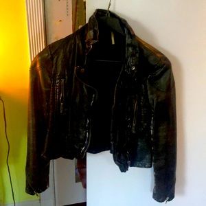 Free People Leather Jacket